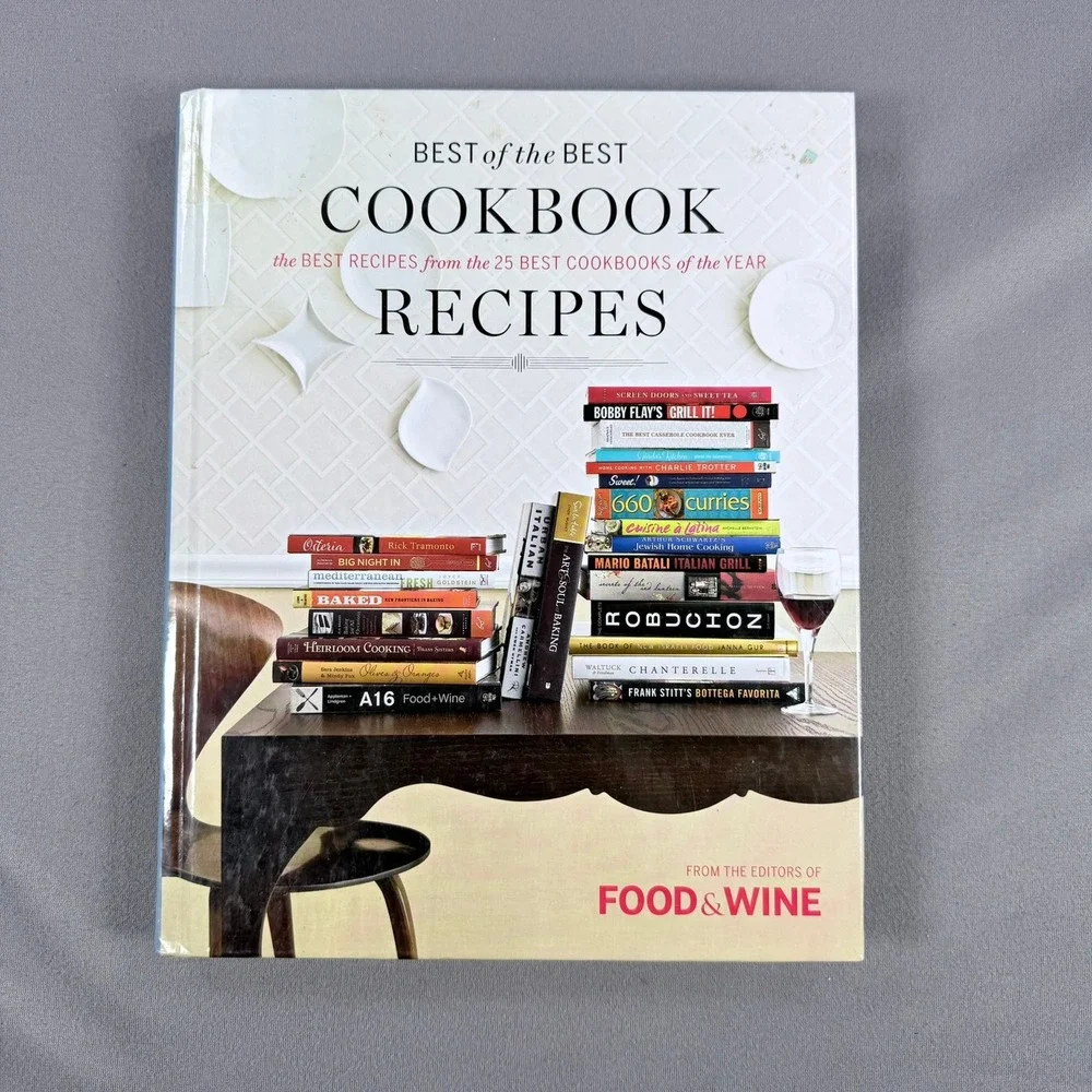 Food & Wine Best of the Best Cookbook Recipes Hardcover 2009 Vol 12 Cooking